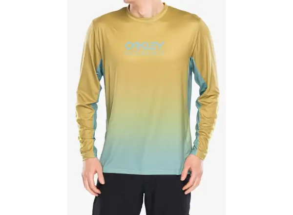 Oakley Maven Coast 2.0 loose jersey long sleeve Gradient Sulfide Pacific