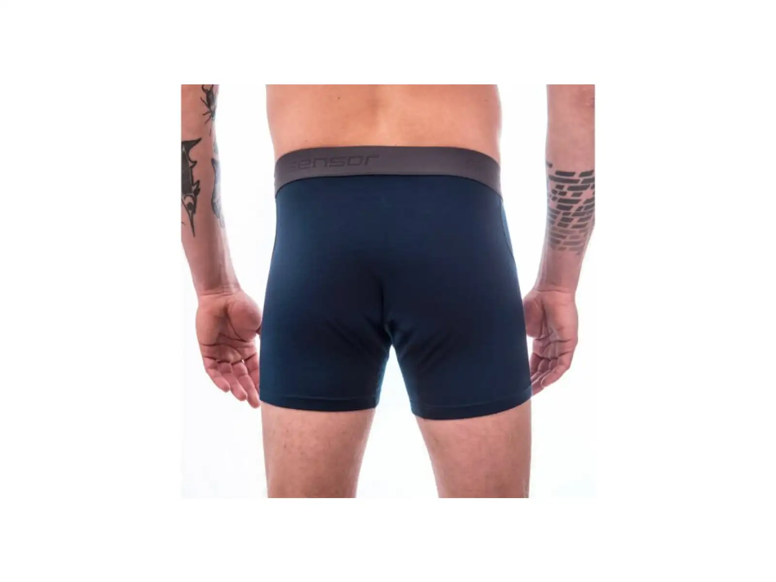 Sensor Merino Active men's boxers Deep Blue