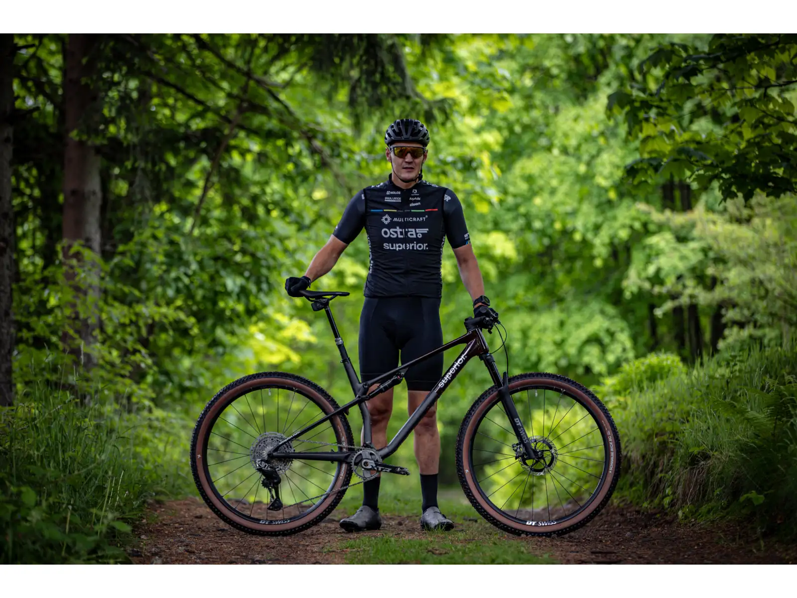 Superior XF 9.9 Team mountain bike Gloss Carbon/Red Carbon