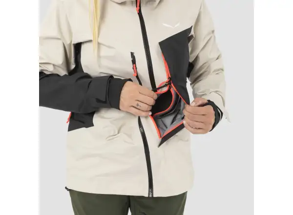 Salewa Sella 3L Powertex women's jacket Oatmeal/0910