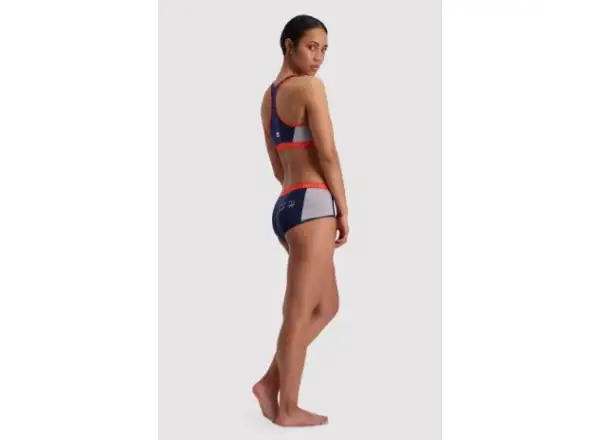 Mons Royale Sierra Sports bra Navy/Orange Smash