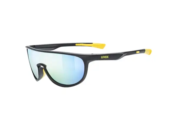 Uvex Sportstyle 515 children's glasses Black Matt/Mirror Yellow