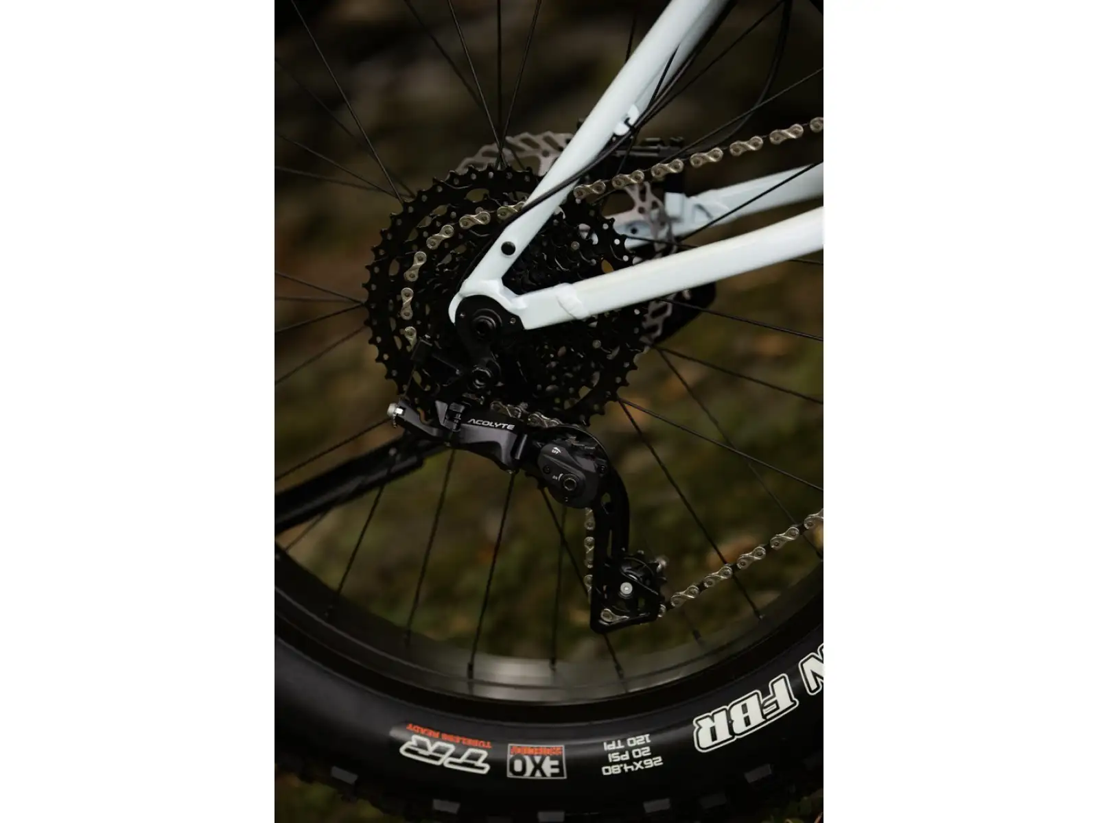 Rock Machine VYÖRY e50 S fatbike e-bike Gloss White/Black SAMPLE