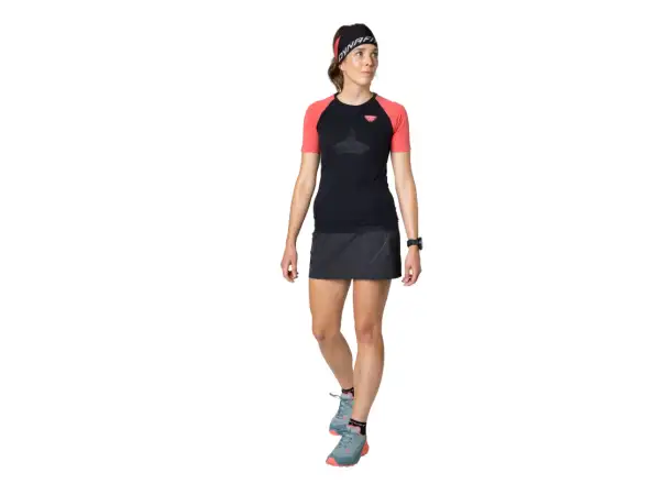 Dynafit Ultra 2in1 women's running skirt with inner shorts Black Out