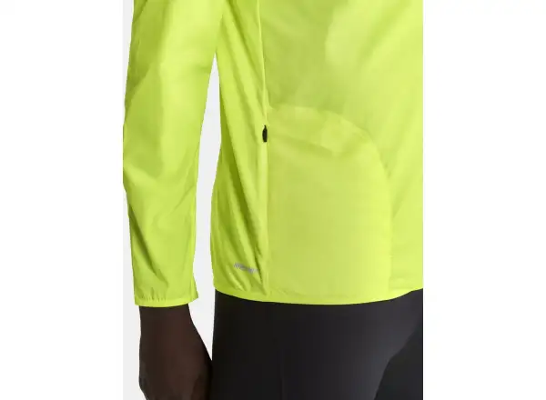 Craft Pro Hypervent Wind men's running shirt long sleeve yellow