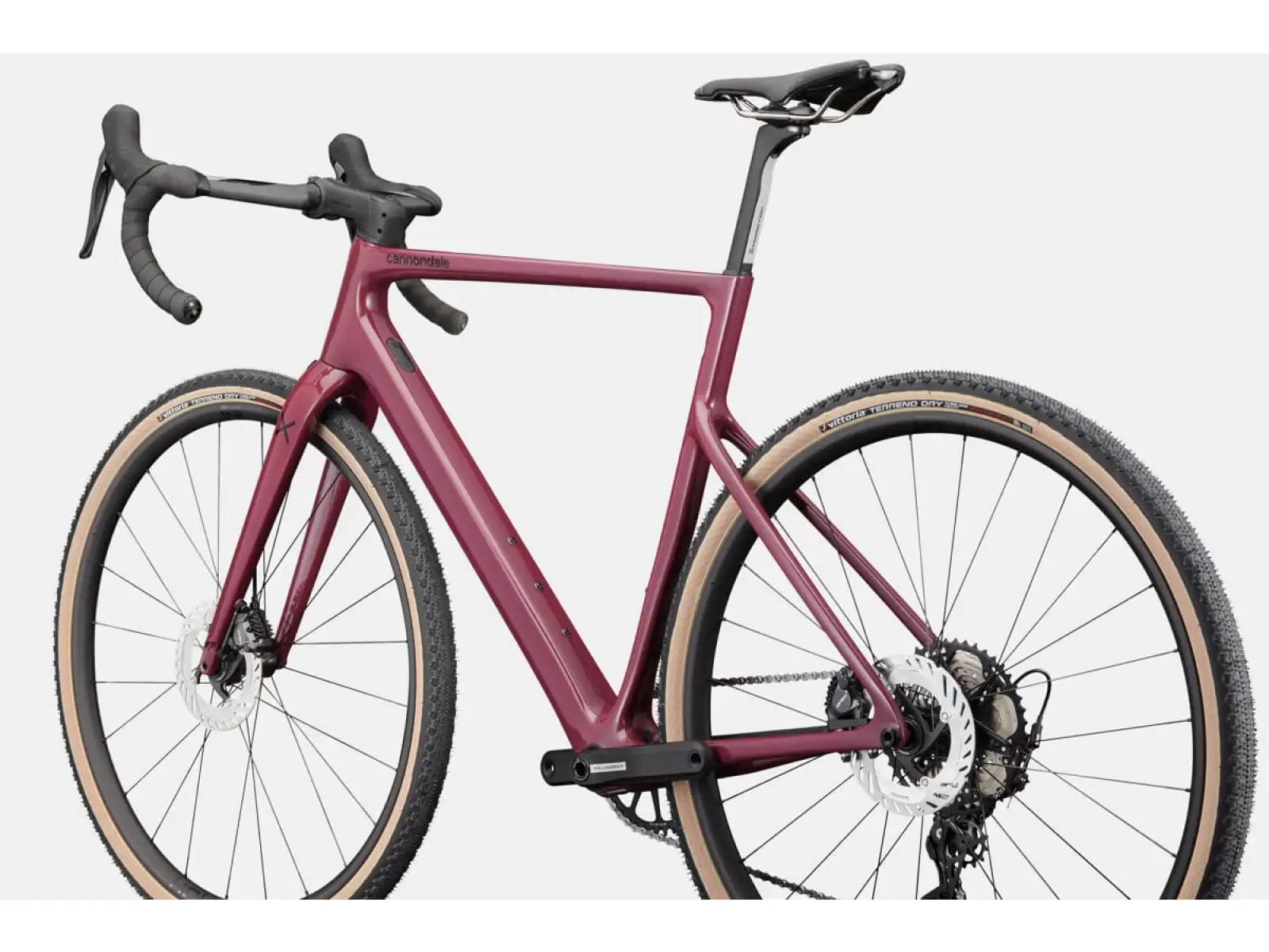 Cannondale SuperSix EVO SE 1 gravel bike Black Cherry