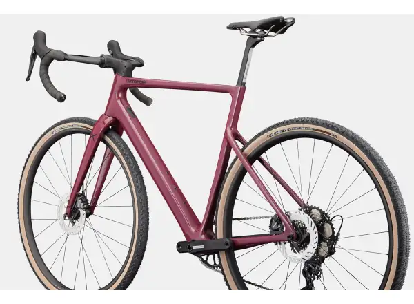 Cannondale SuperSix EVO SE 1 gravel bike Black Cherry