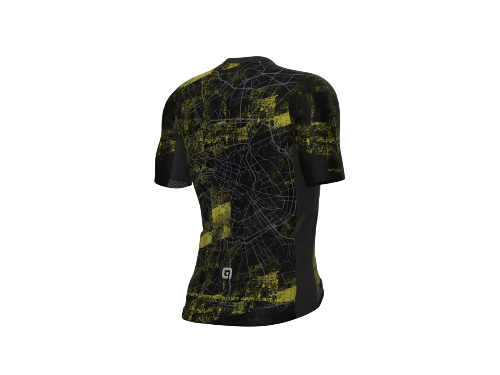 Alé PR-E Town men's cycling jersey short sleeve Giallo Fluo Paris