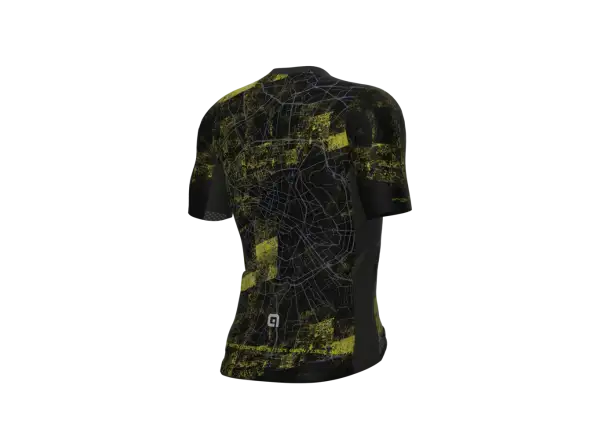Alé PR-E Town men's cycling jersey short sleeve Giallo Fluo Paris