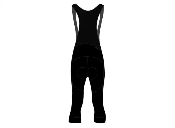 Force Bright men's 3/4 pants with braces and padding black