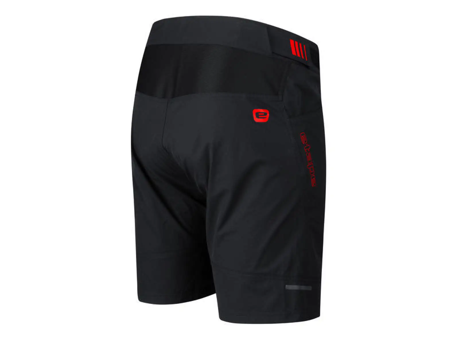 Etape Freedom 3.0 men's loose shorts black/red