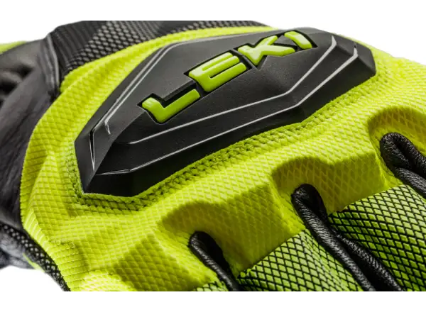 Leki WCR Venom SL 3D racing gloves Black-Ice Lemon