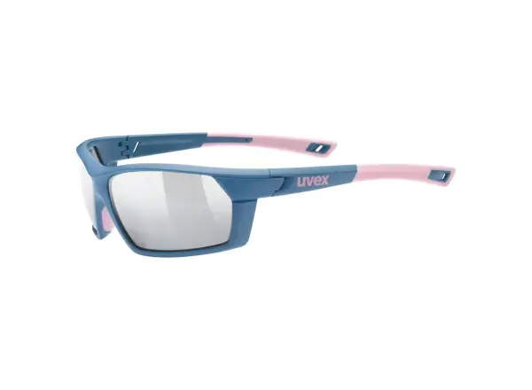 Uvex Sportstyle 225 glasses Blue Mat Rose/Lit