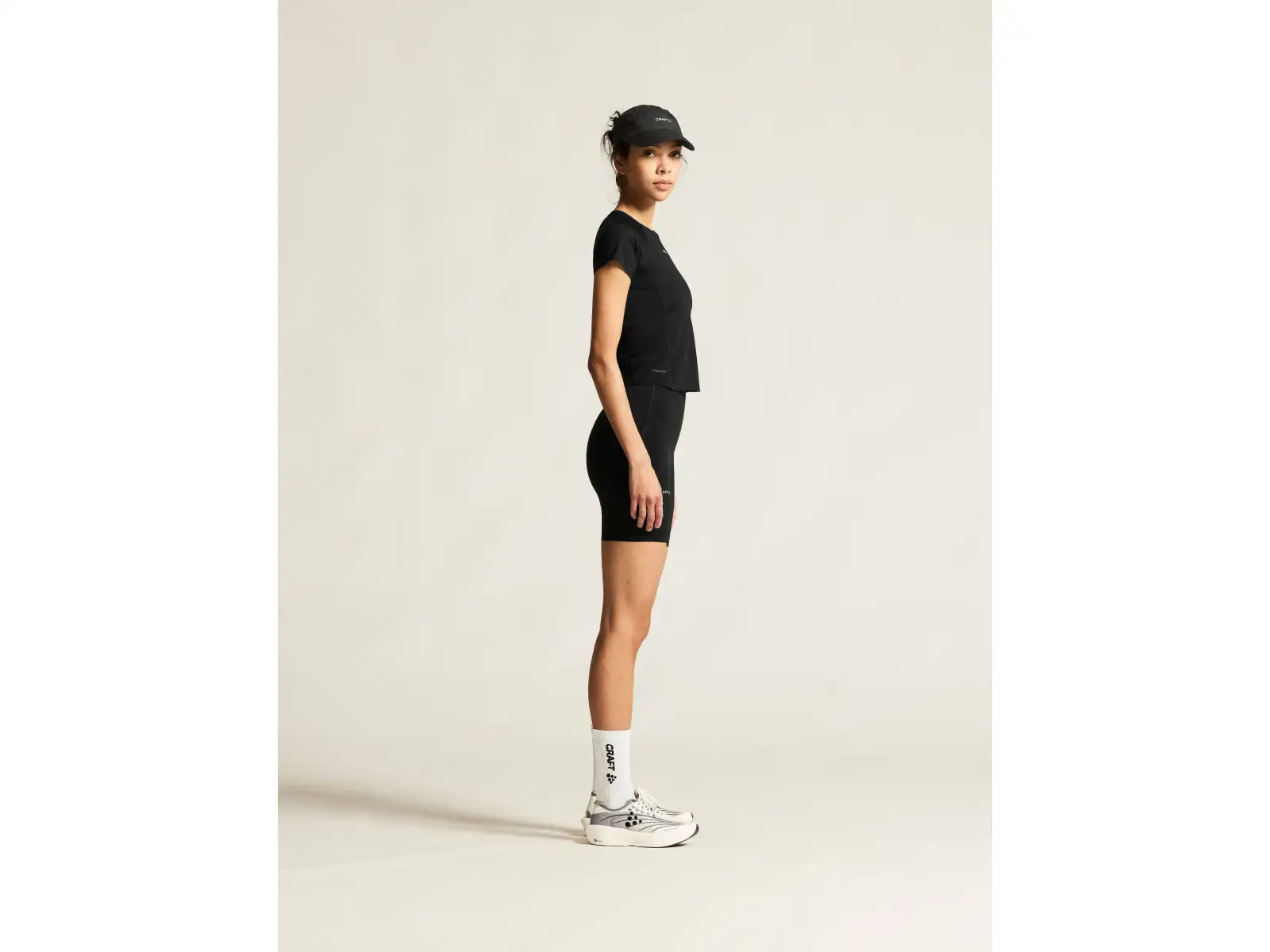 Craft Hypervent Cropped women's T-shirt black