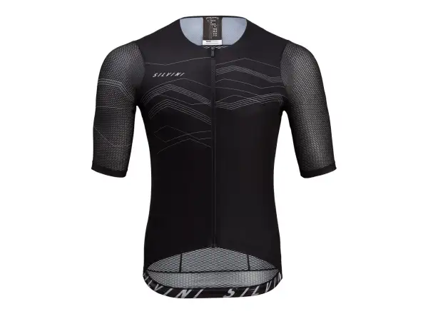 Silvini Legno men's jersey short sleeve black/cloud