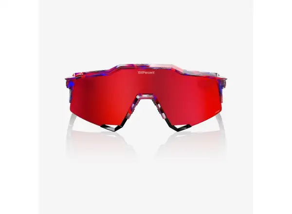 100% Speedcraft glasses FDJ Gloss Translucent Red/Blue/HiPER Fire Red Mirror Lens