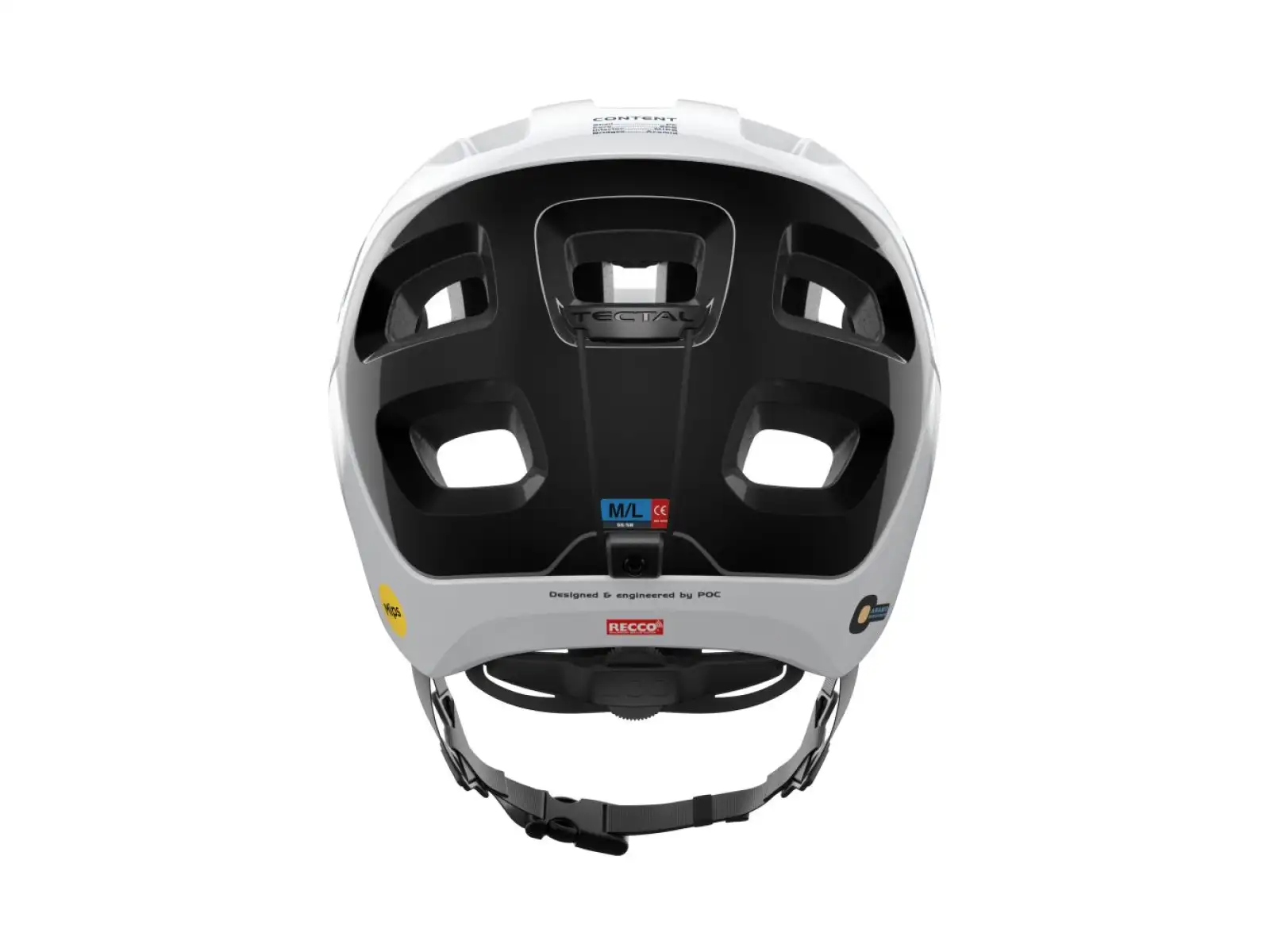 POC Tectal Race MIPS helmet Hydrogen White/Uranium Black