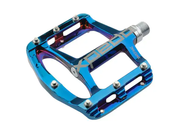 X-pedo Spry+ platform pedals Blue Ray