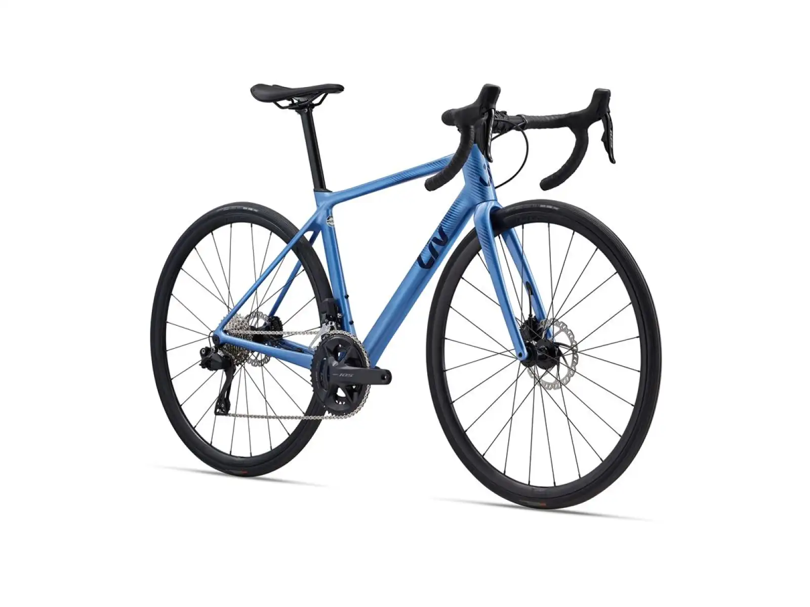 Liv Langma Advanced 1 Disc road bike estoril blue