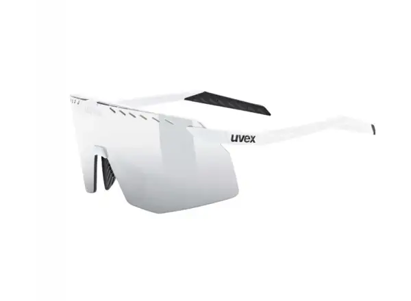 Uvex Pace Stage cycling glasses White matt/Mirror Silver