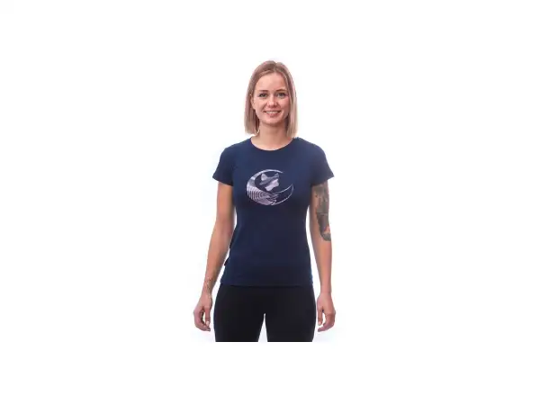 Sensor Merino Active PT Fox women's t-shirt short sleeve Deep Blue