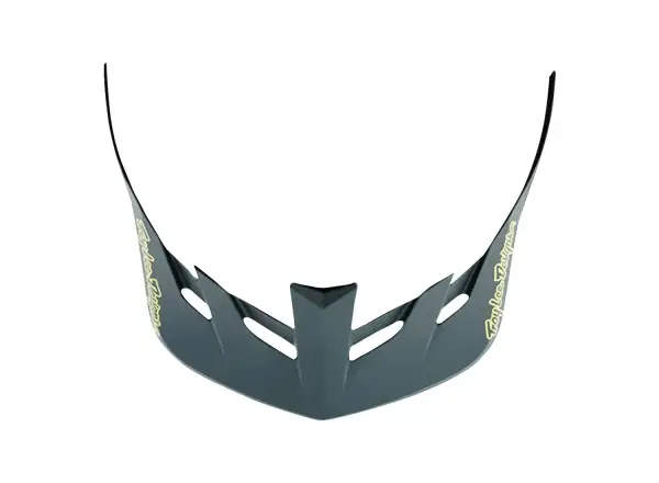 Troy Lee Designs Flowline SE helmet Badge Gray/GLO Yellow