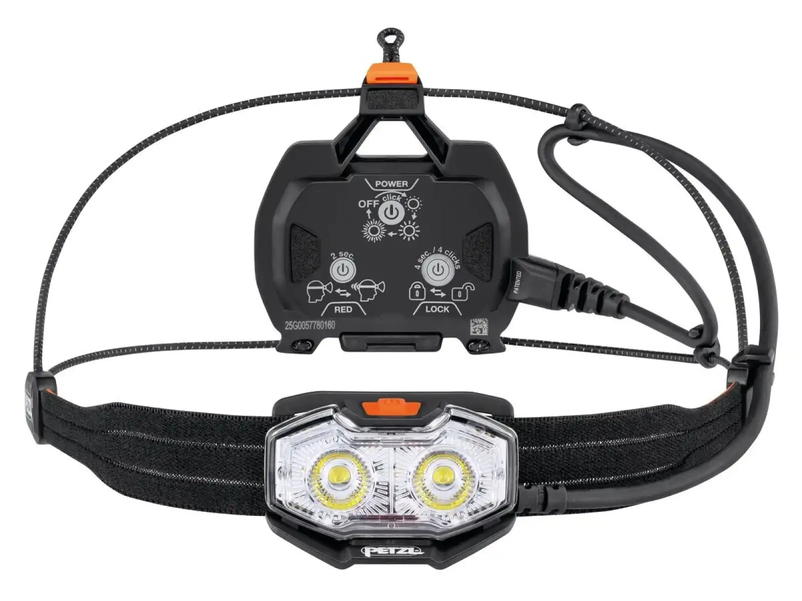 Petzl Nao LT headlamp orange