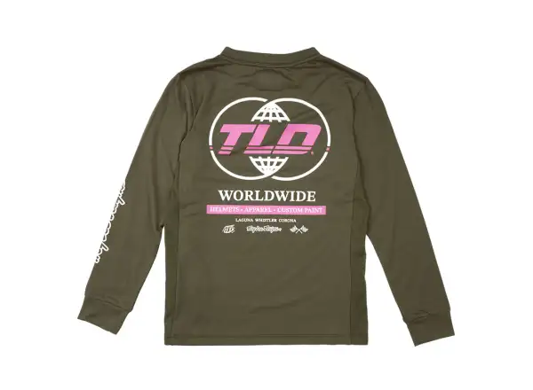 Troy Lee Designs Skyline Ride Tee kids jersey long sleeve Worldwide Caper
