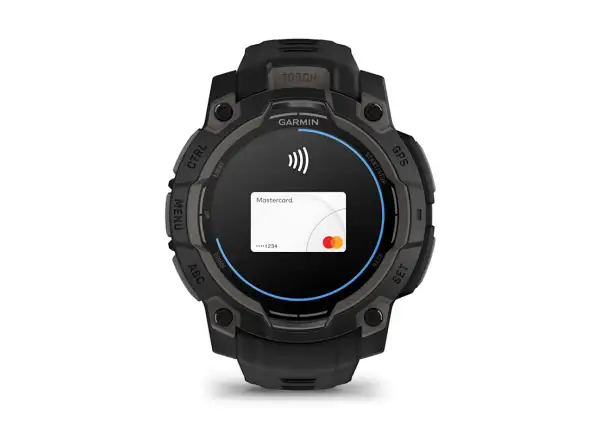 Garmin Instinct 3 Amoled 45 mm smartwatch Black/Black band