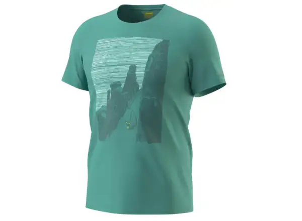 Dynafit X Simon Charriere men's T-shirt Atlantic/Dolomiti
