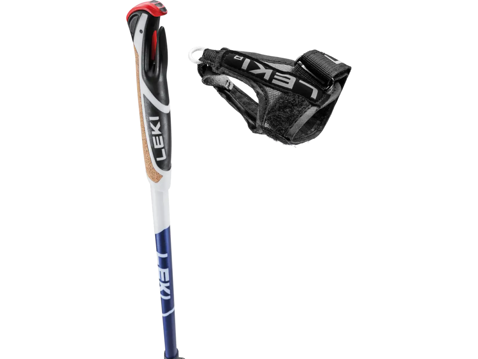 Leki Smart Supreme trekking poles Midnightblue/White size 100-130 cm