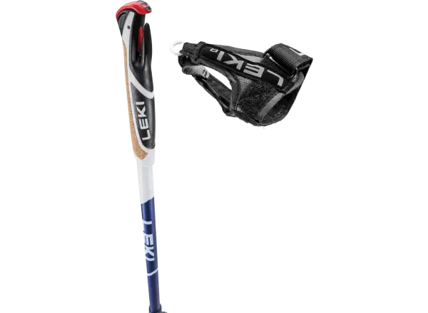 Leki Smart Supreme trekking poles Midnightblue/White size 100-130 cm