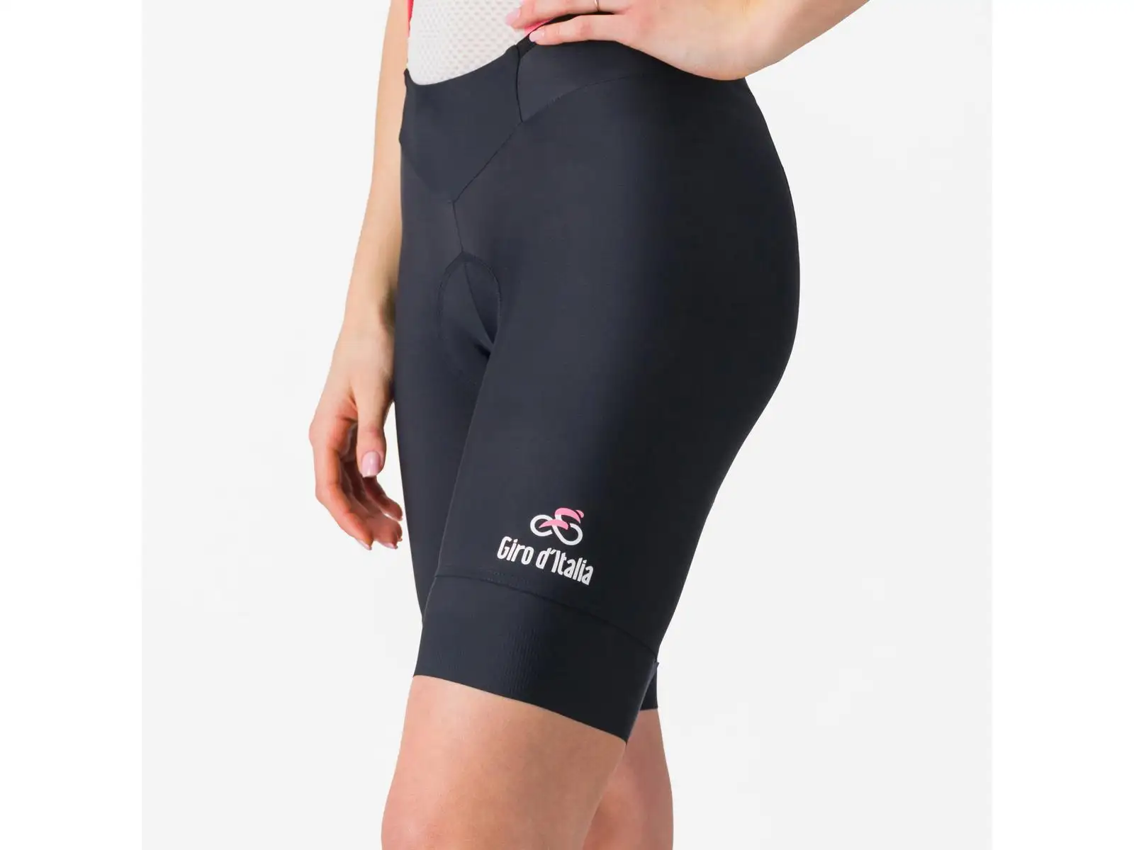 Castelli Giro Prima 2 women's bib shorts with insert Nero/Rossa