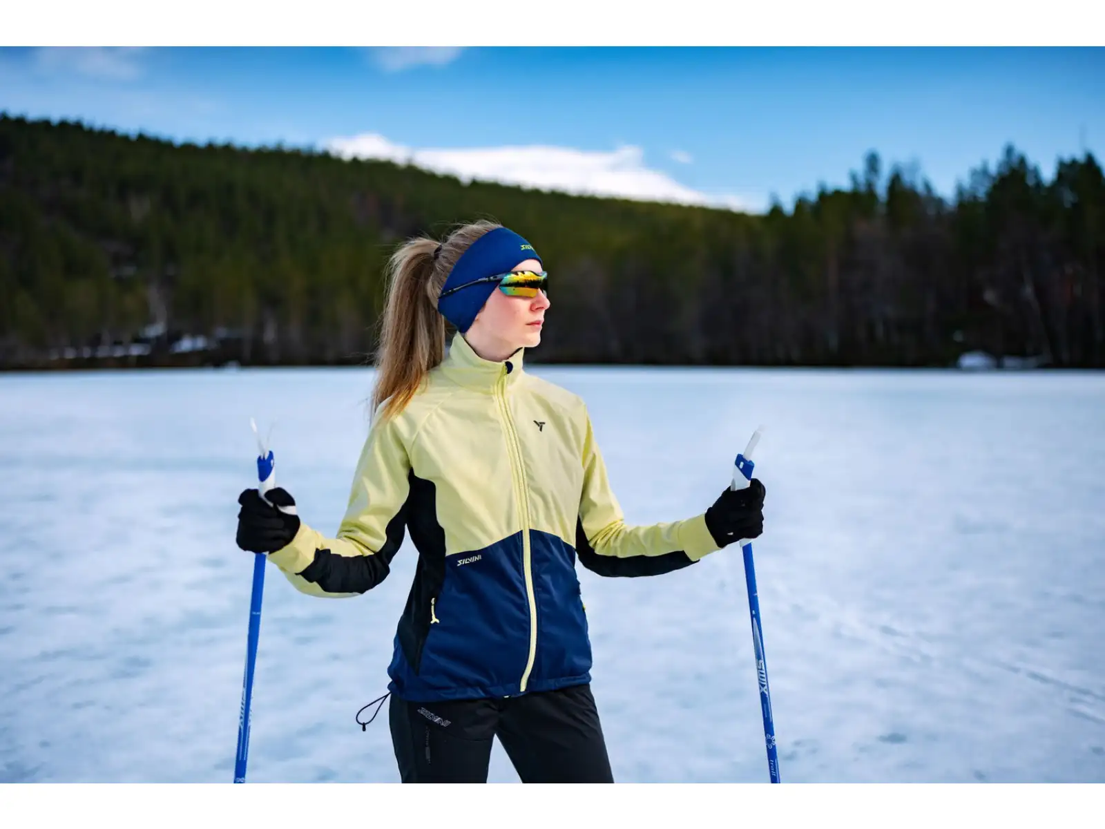 Silvini Pusteria women's jacket Yellow/Navy