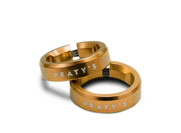 Peaty's Monarch Lock Ring grip clamp Mango