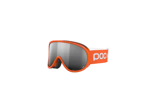 POC POCito Retina kids ski goggles Fluorescent Orange/Partly Sunny Silver