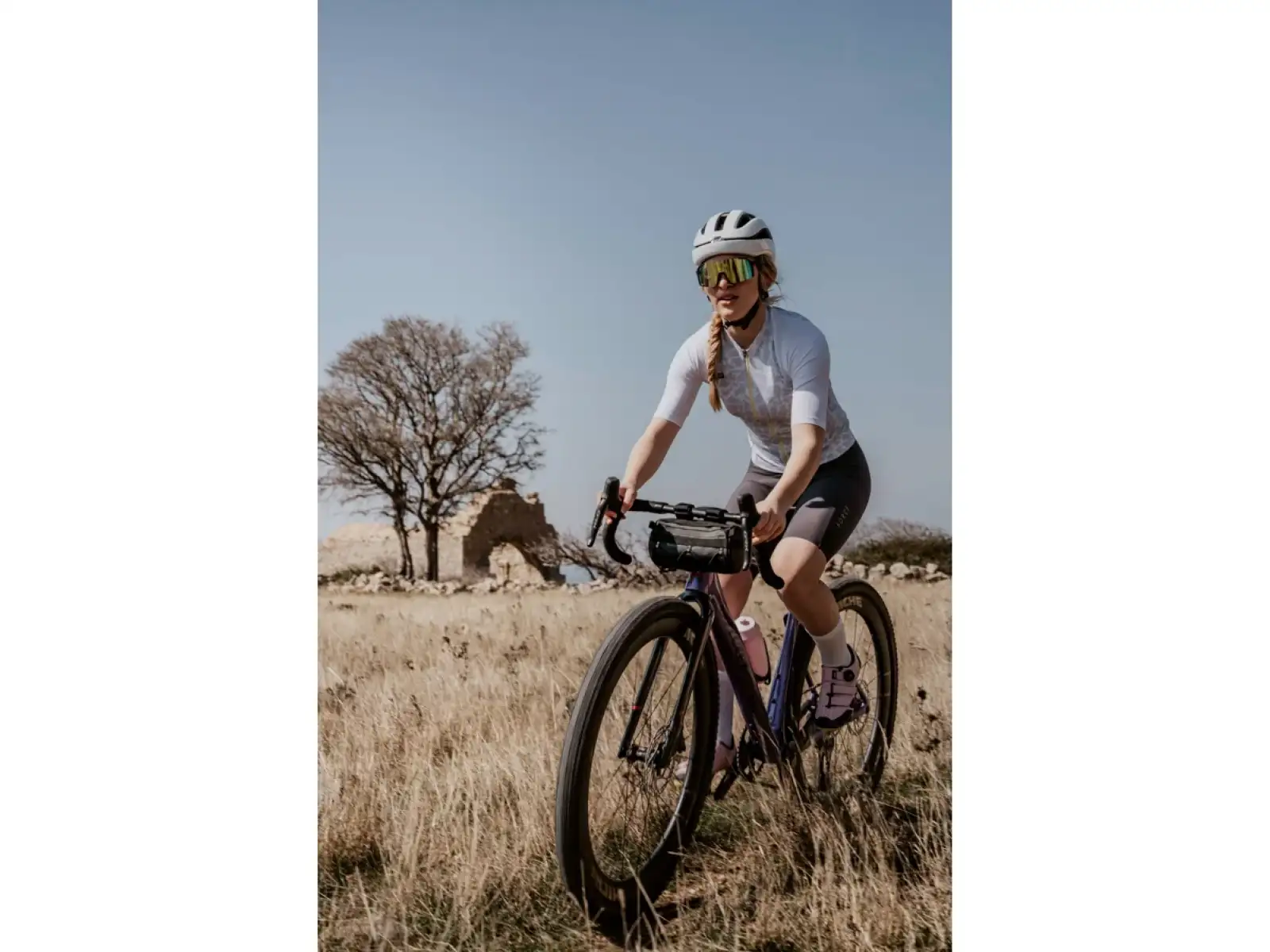 Force Leopard Lady women's jersey short sleeve white/gray