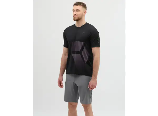 Silvini Gallo men's loose jersey short sleeve Black/Grey