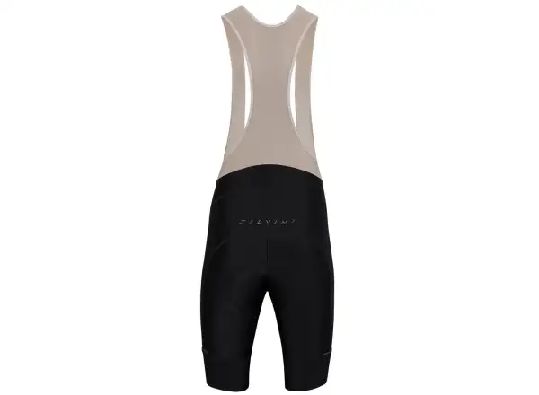 Silvini Suela Bib women's shorts with braces and pad Black/Cream