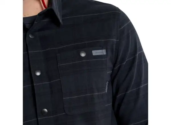Troy Lee Designs Grind Flannel men's shirt Plaid Carbon