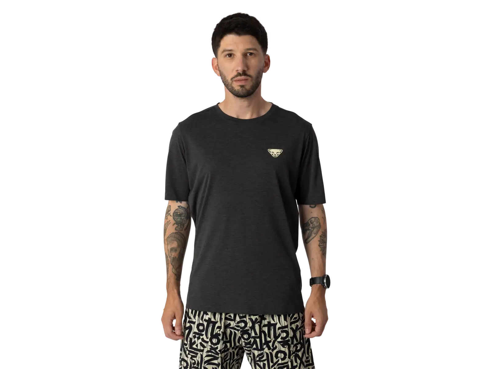 Dynafit Trail men's running T-shirt short sleeve Black Out