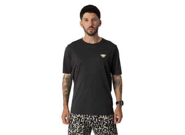 Dynafit Trail men's running T-shirt short sleeve Black Out