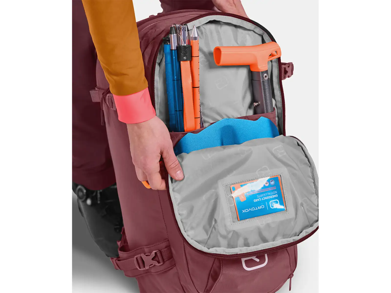Ortovox Haute Route 30 S ski touring backpack Mountain Rose