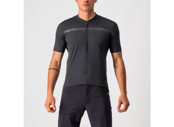 Castelli Unlimited AR men's jersey short sleeve Dark Gray