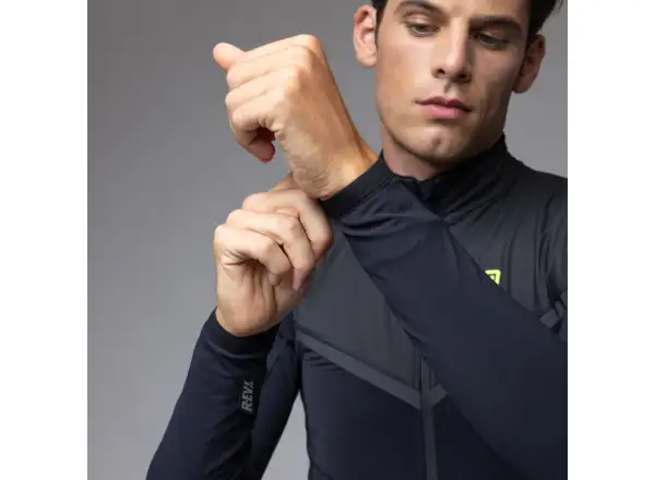 Alé R-EV1 Wool Speed men's winter cycling jacket Black