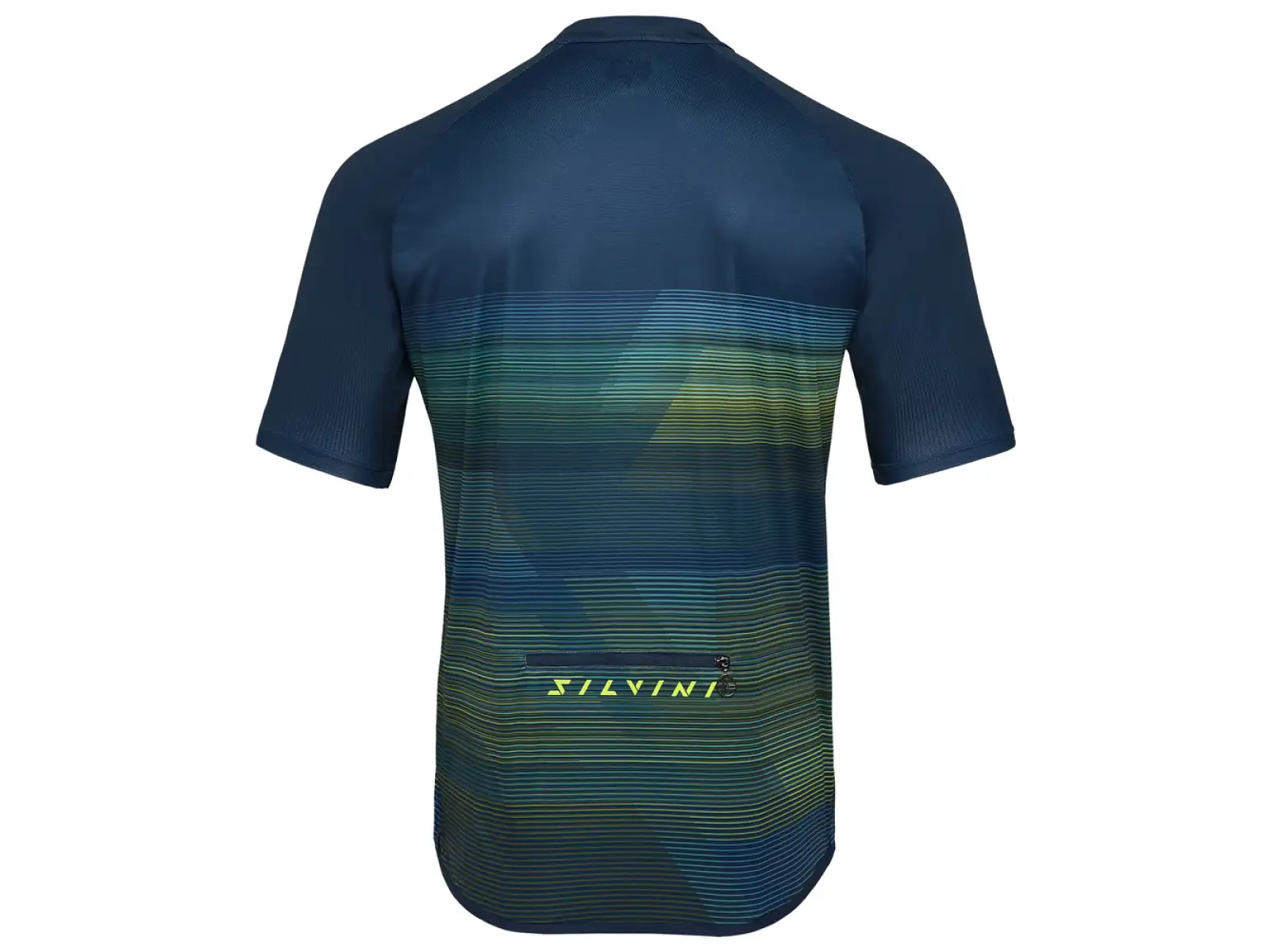 Silvini Turano men's short sleeve jersey Navy/Lime