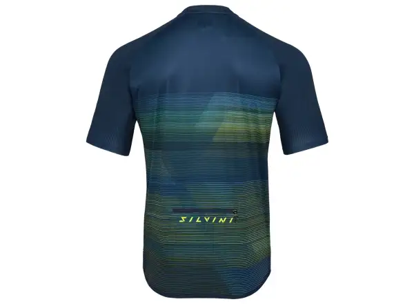Silvini Turano men's short sleeve jersey Navy/Lime