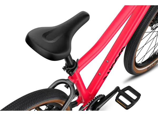 Woom 4 EXPLORE children's bike neon pink