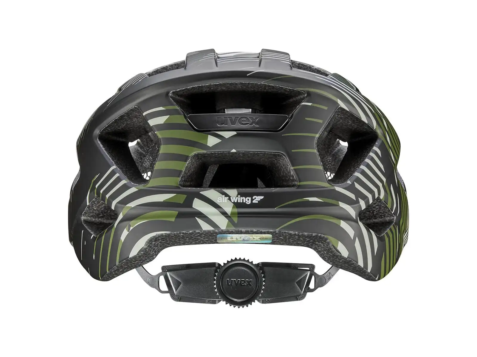 Uvex Air Wing 2 CC children's helmet Dark Olive-Black Matt