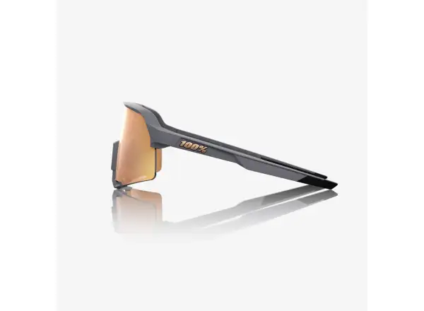 100% S3 sunglasses Soft Tact Grey/HiPER Copper Mirror